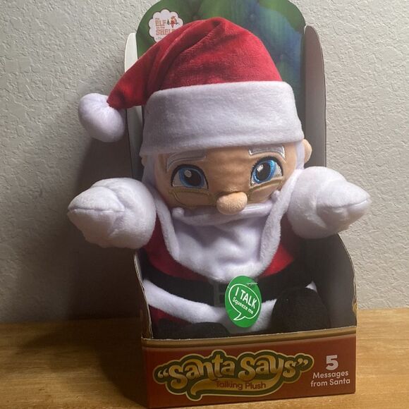 NEW The Elf on the Shelf Santa Says Talking Christmas Plush Toy - Picture 2 of 7